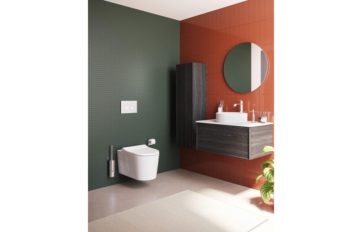 VitrA Sonic Flush Wall Hung Pan Only - White