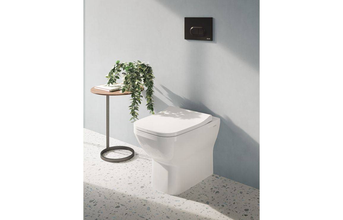 VitrA Integra Square Rimless Back to Wall Pan Only - White