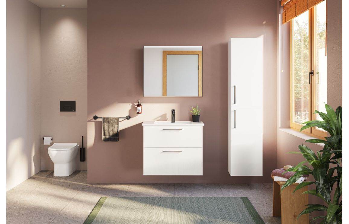 VitrA Integra Square Rimless Back to Wall Pan Only - White