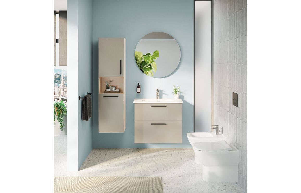 VitrA Integra Square Rimless Back to Wall Pan Only - White