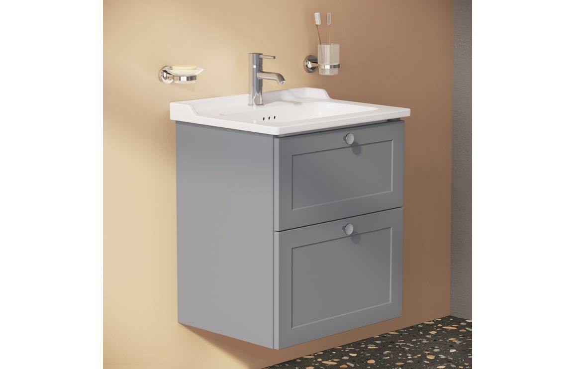 VitrA Integra Classic 610x475mm 1TH Vanity Basin Only - White