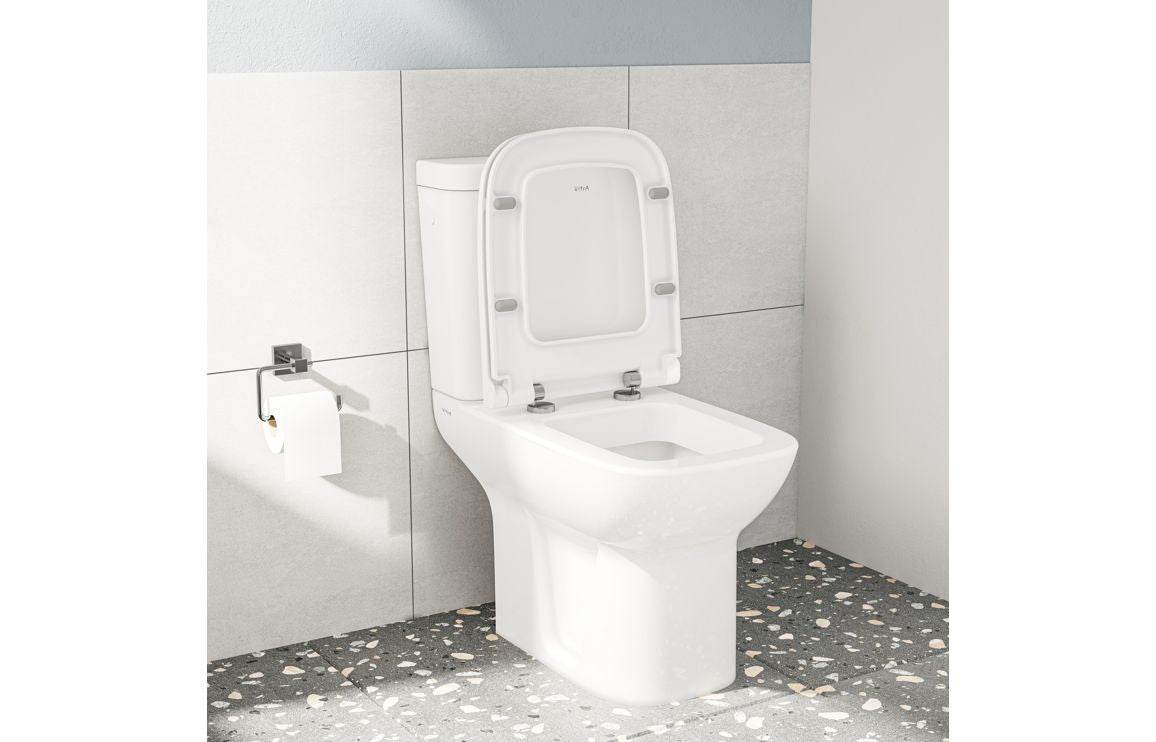 VitrA S20 Soft Close Slim Toilet Seat - White