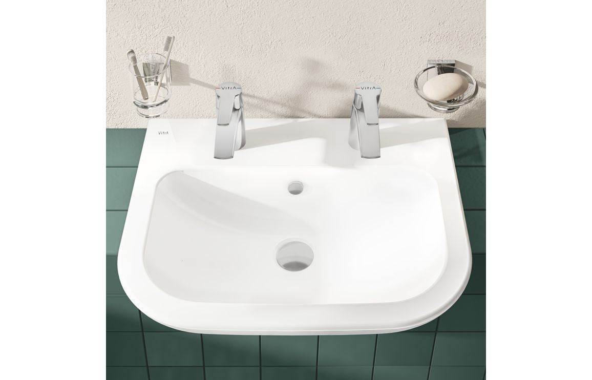 VitrA S20 550x445mm Semi Recessed Basin - White
