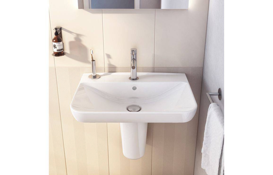 VitrA S20 185x295mm Semi Pedestal Only - White