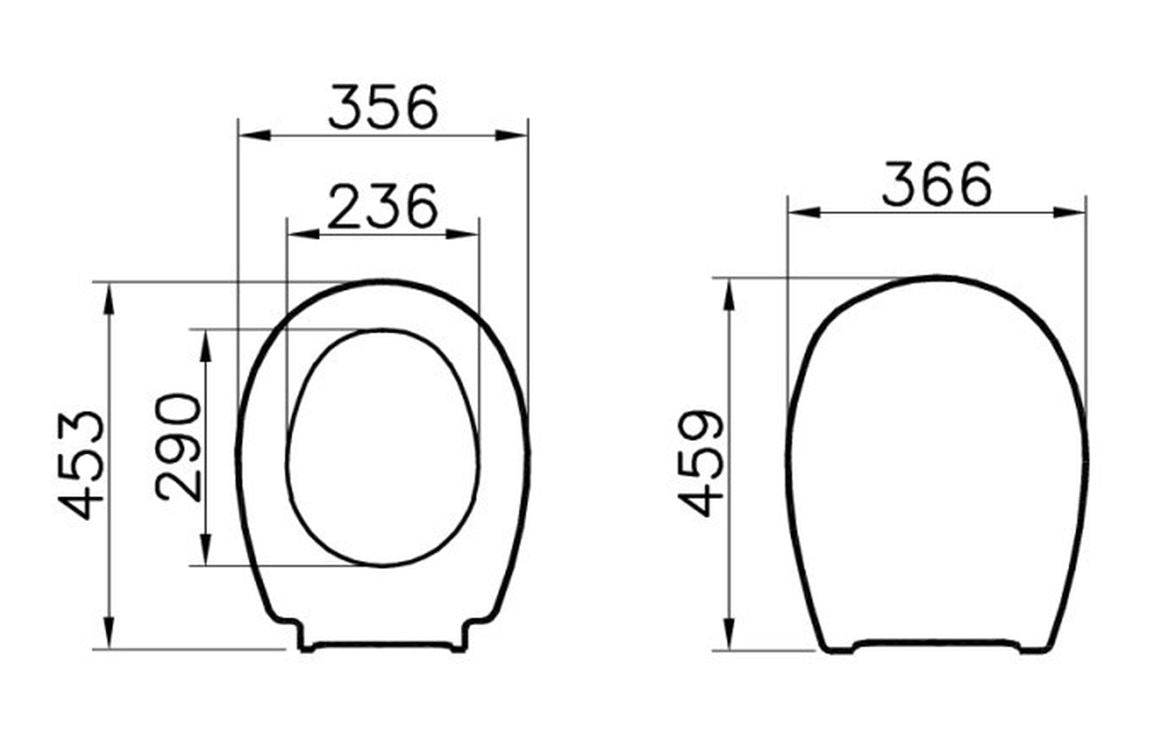 VitrA Toilet Seat - White