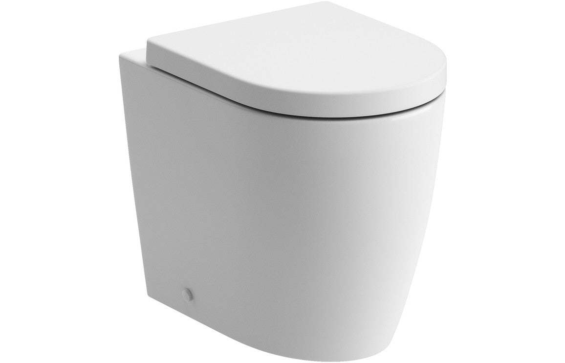 Cilantro Swirlux™ Short Projection Back To Wall WC & Soft Close Seat