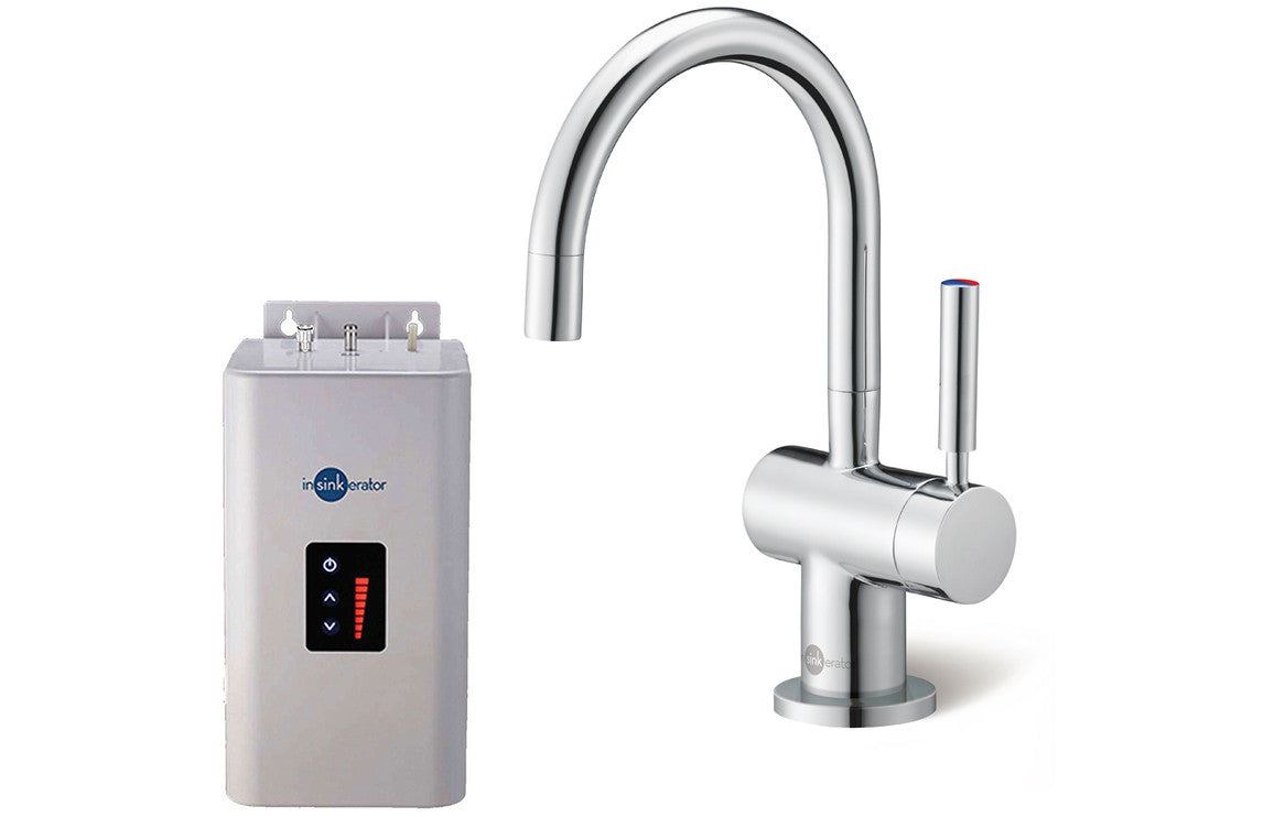 InSinkErator HC3300 Hot/Cold Mixer Tap  Neo Tank & Water Filter - Chrome