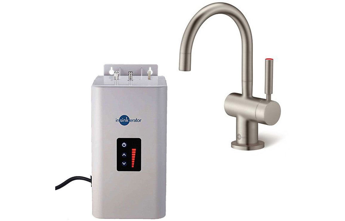 InSinkErator H3300 Hot Mixer Tap  Neo Tank & Water Filter - Brushed Steel