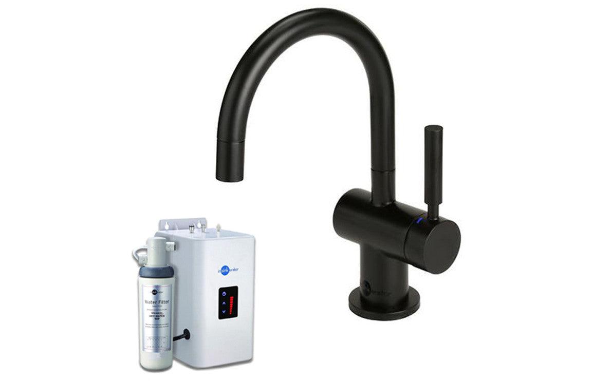 InSinkErator HC3300 Hot/Cold Mixer Tap  Neo Tank & Water Filter - Black