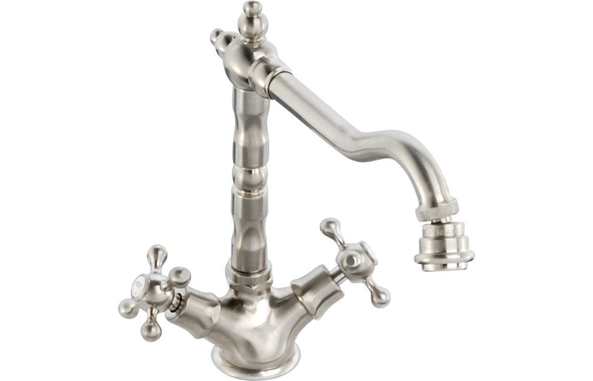 Abode Melford Monobloc Mixer Tap - Brushed Nickel