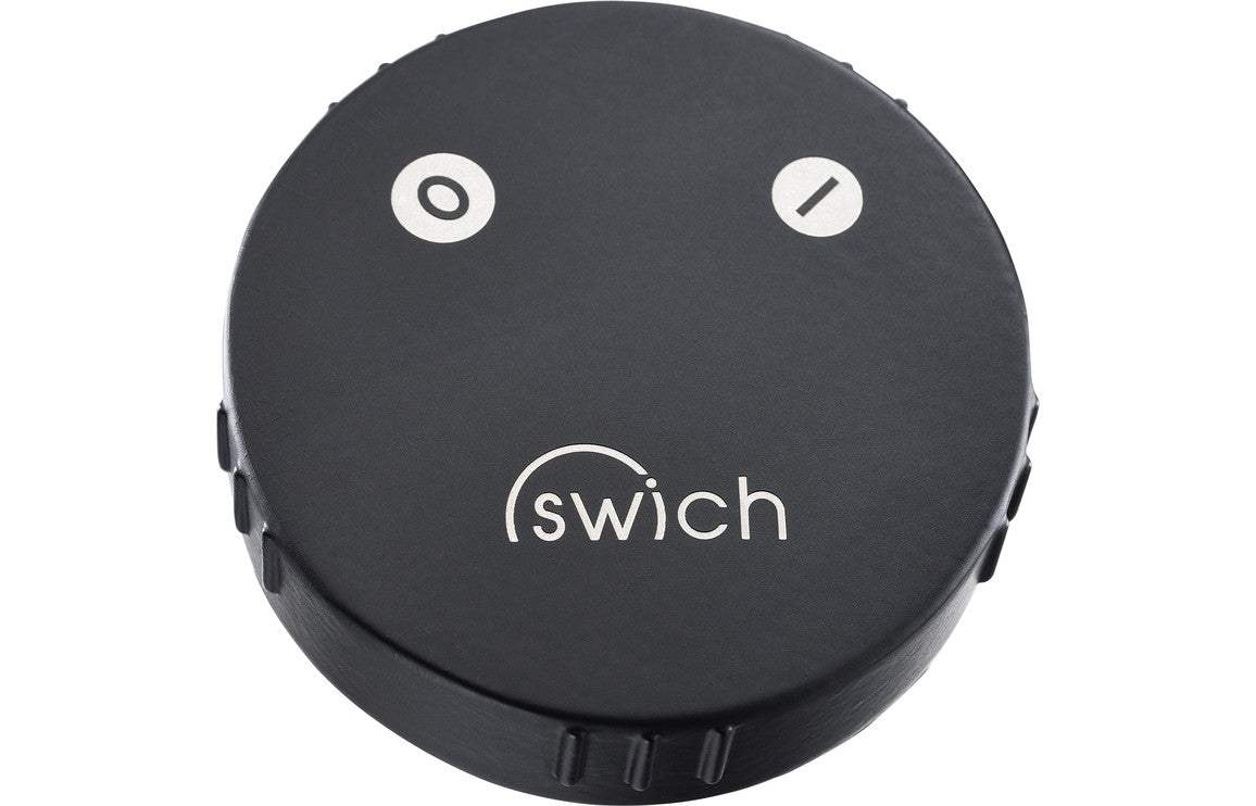 Abode Swich Diverter Valve - Round Handle w/High Resin Filter - Matt Black