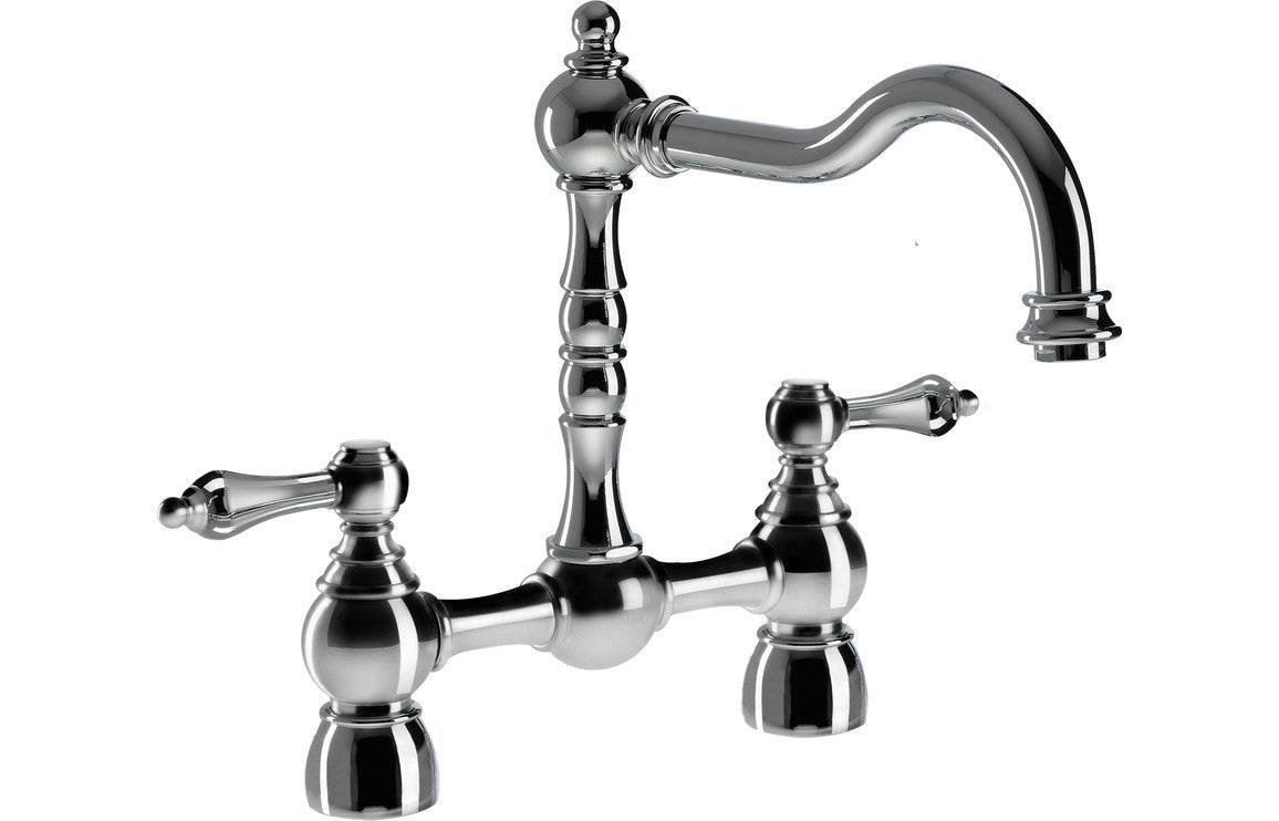 Abode Bayenne Bridge Mixer Tap - Chrome