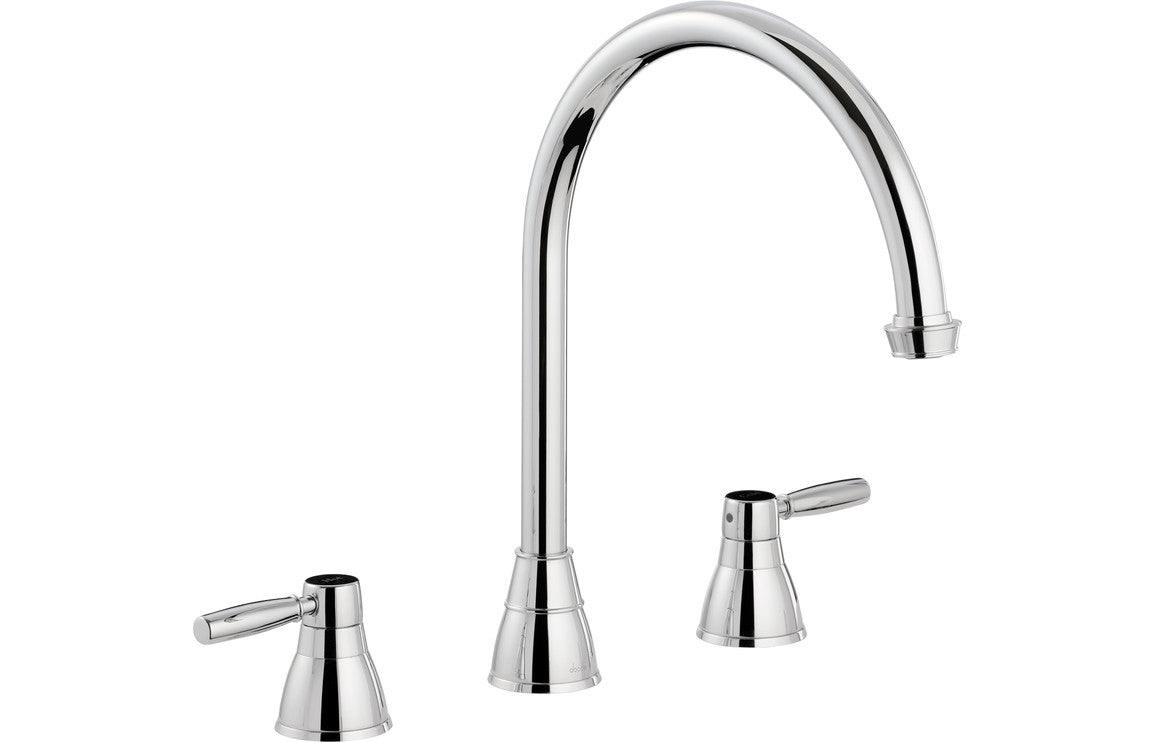 Abode Brompton 3 Part Mixer Tap - Chrome