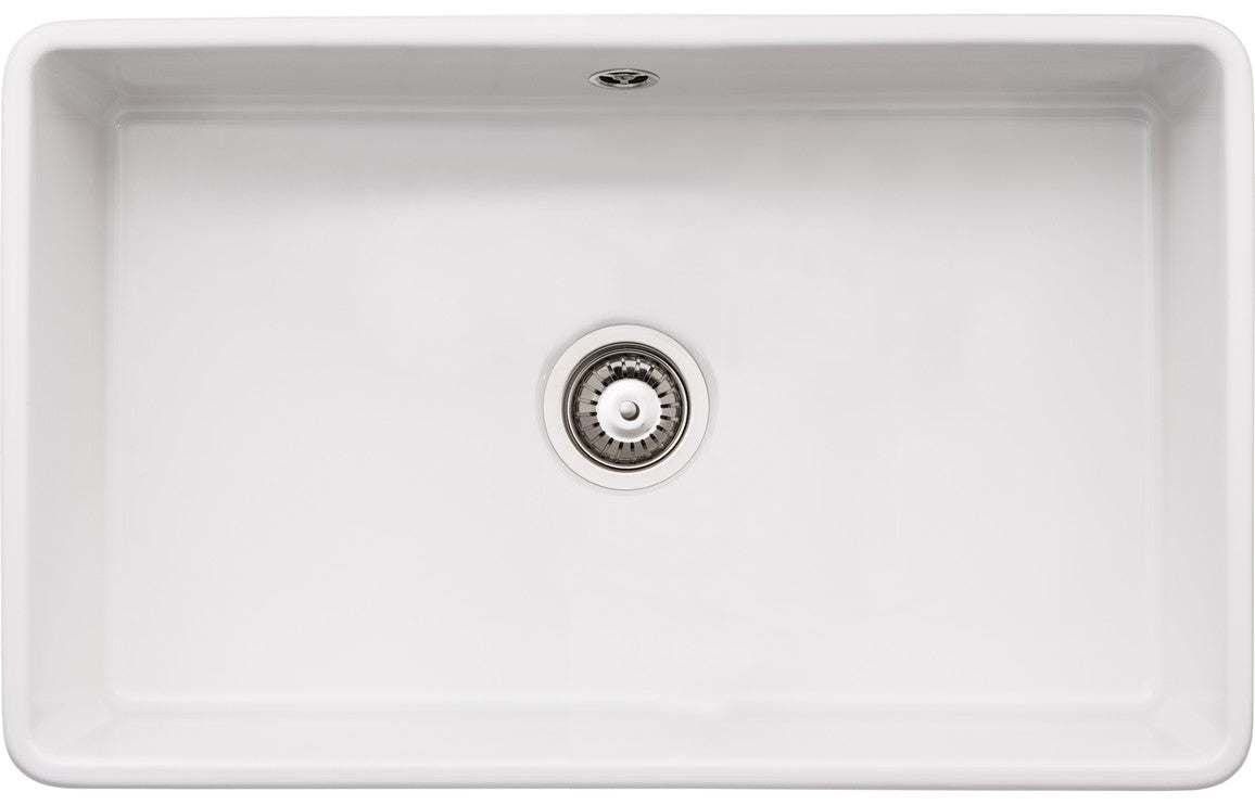 Abode Provincial Large 1B Belfast Undermount Sink - White