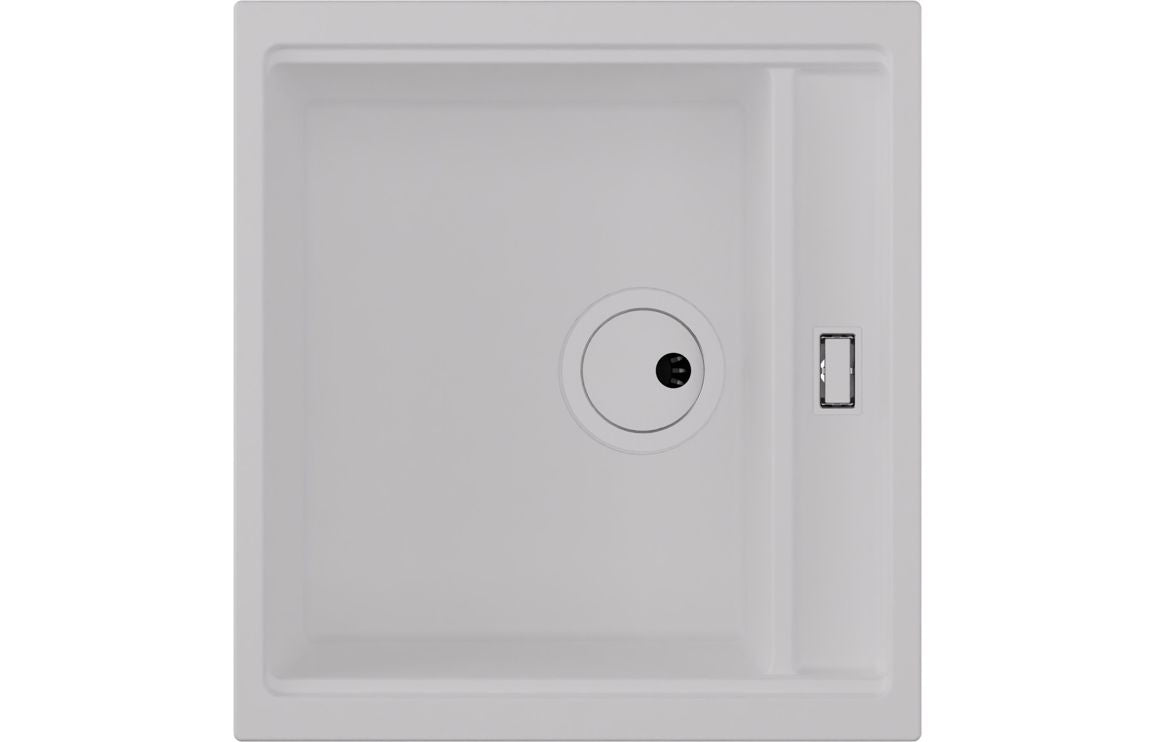 Abode Syncronist Compact 1.25B Inset/Undermount Sink - White