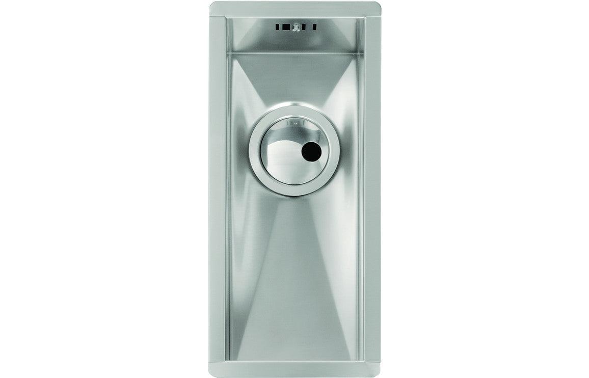 Abode Matrix R0 160mm Square 0.5B Undermount Sink - St/Steel