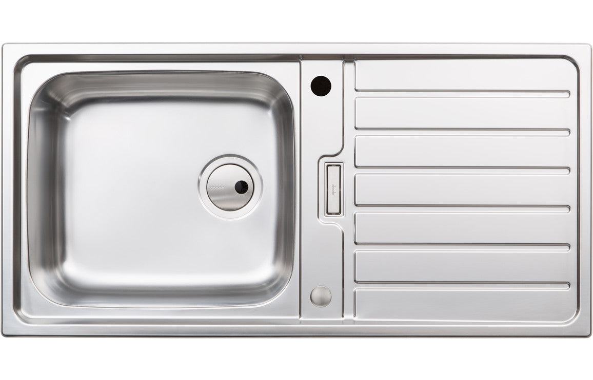 Abode Neron 1B & Drainer Inset Sink - St/Steel