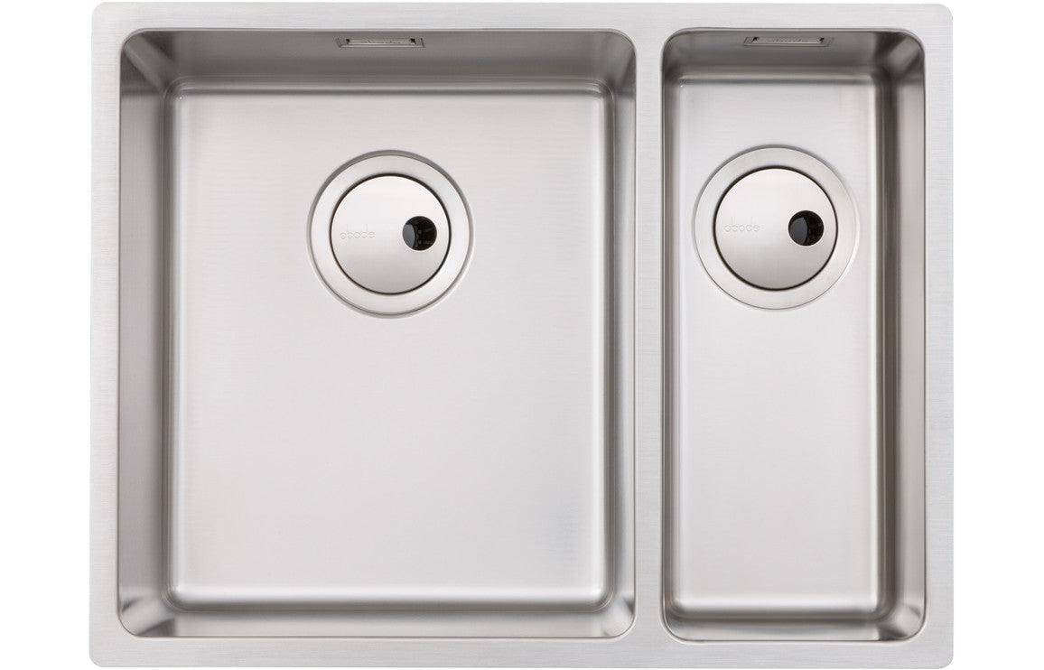 Abode Matrix R15 1.5B LHMB Undermount/Inset Sink - St/Steel