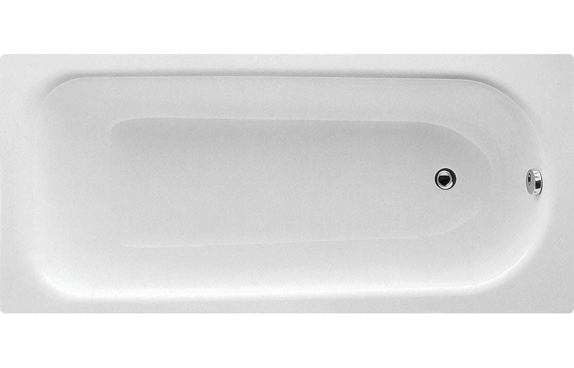 Eurowa Steel Single End 1500/1600/1700x700x500mm 2TH Bath w/Legs