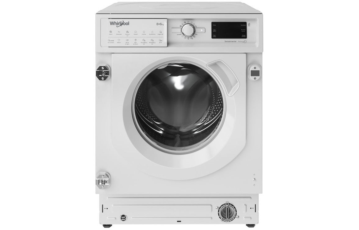 Whirlpool BI WDWG 861485 UK B/I 8/6kg 1400rpm Washer Dryer