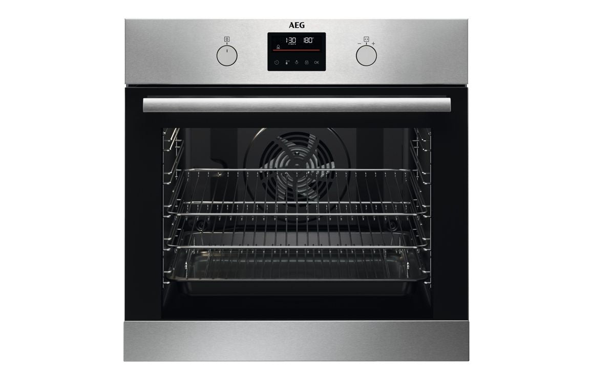 AEG BPK355061M Single Pyrolytic Oven w/Steam - St/Steel