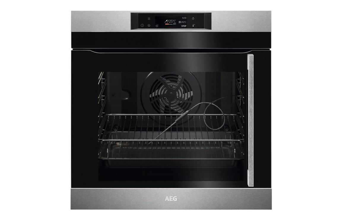 AEG BPK742L81M Side Opening LHH Single Pyrolytic Oven - St/Steel