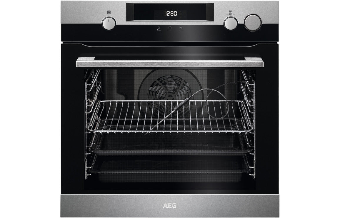 AEG BSK577221M Single Pyrolytic Oven w/SteamCrisp - St/Steel