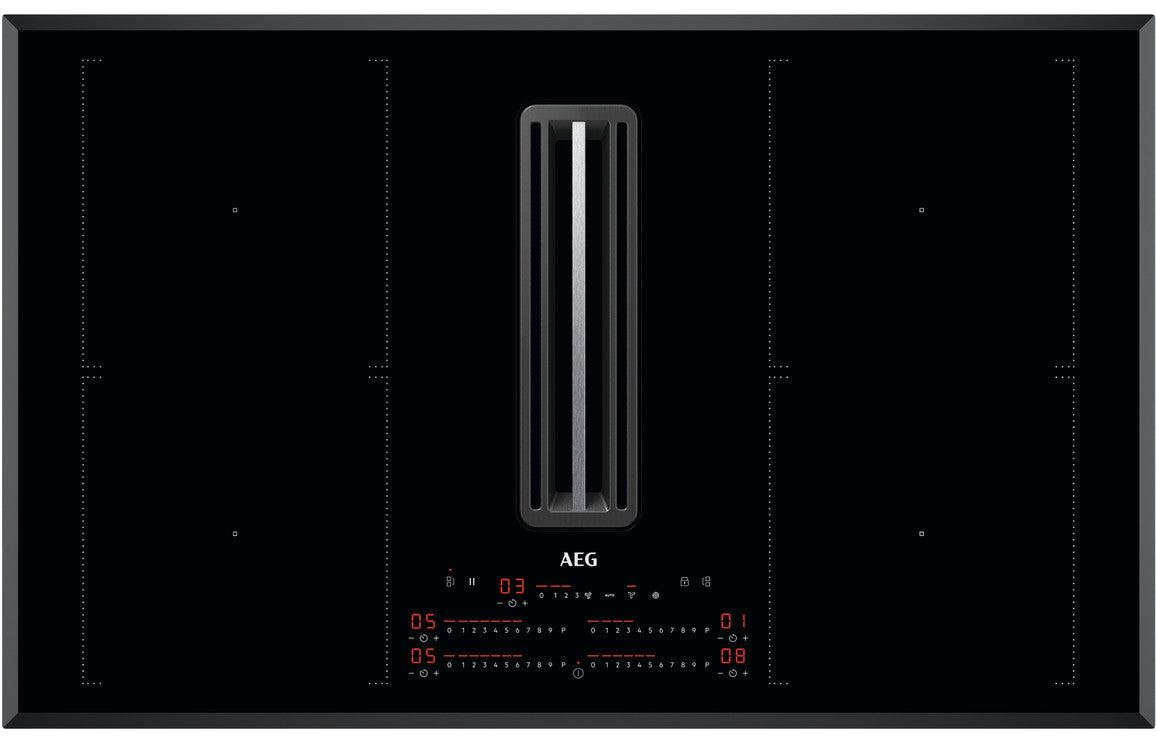 AEG CCE84751FB 83cm Venting Induction Hob - Black