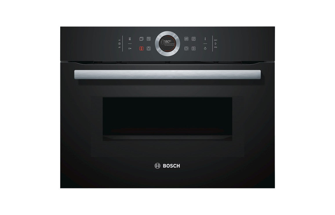 Bosch Series 8 CMG633BB1B Compact Oven & Microwave - Black