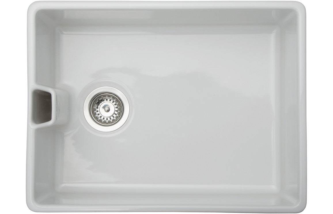 Prima 1B Belfast Fire Clay Sink - White