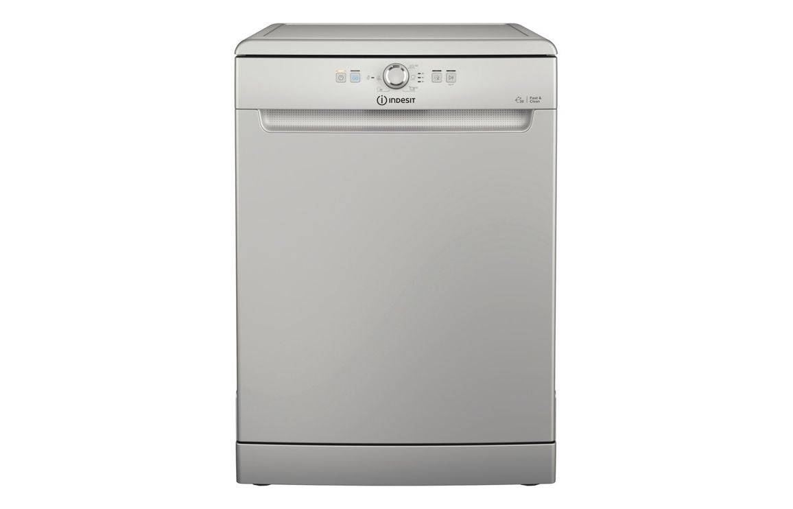 Indesit D2F HK26 S UK F/S 14 Place Dishwasher - Silver