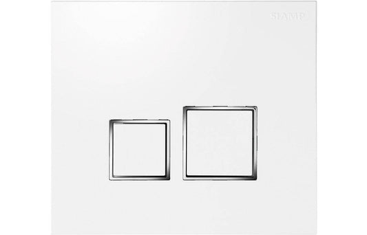 Square Flushplate - White