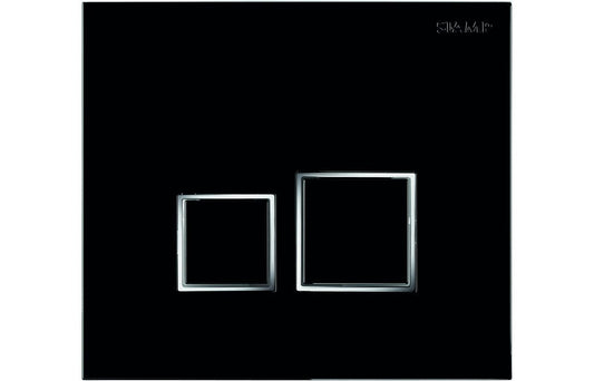 Square Flushplate - Black
