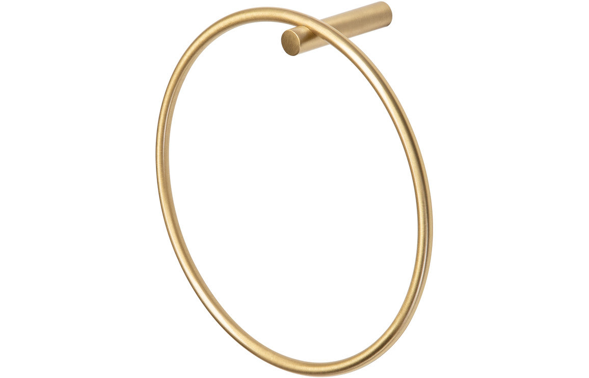 Bertini Towel Ring - Brushed Brass