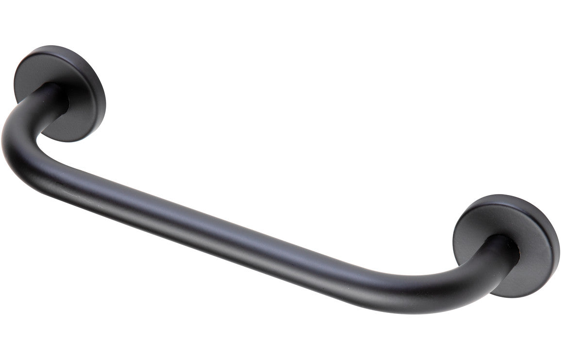 Straight 35cm Grab Rail - Matt Black