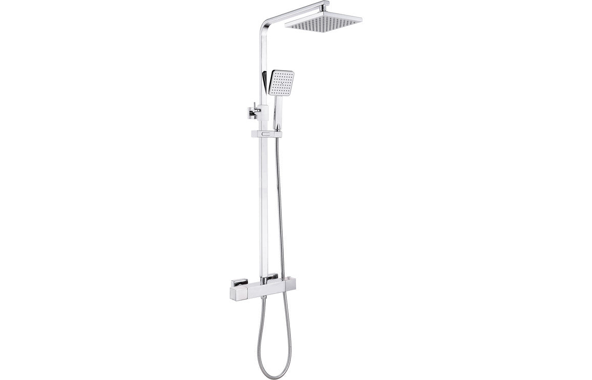Argo Cool-Touch Thermostatic Mixer Shower w/Riser & Overhead Kit