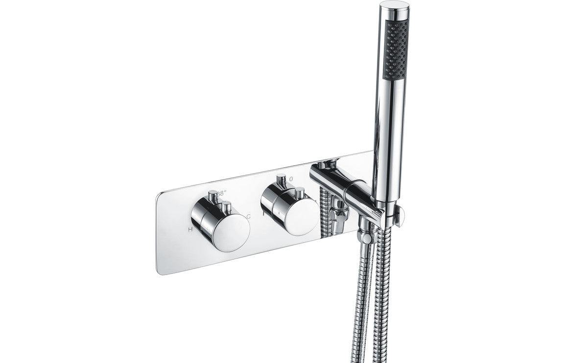 Luna Thermostatic Two Outlet Shower Valve w/Handset