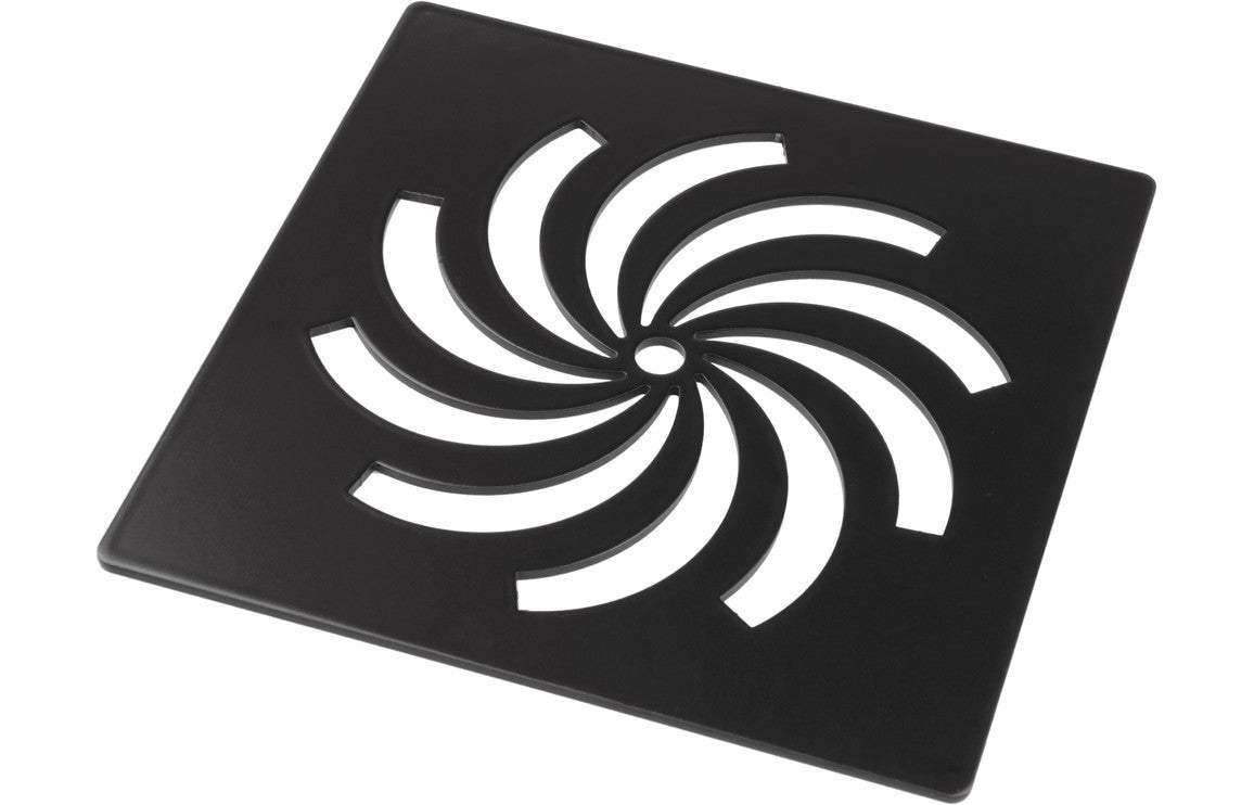 25mm Designer Shower Tray Waste - Matt Black