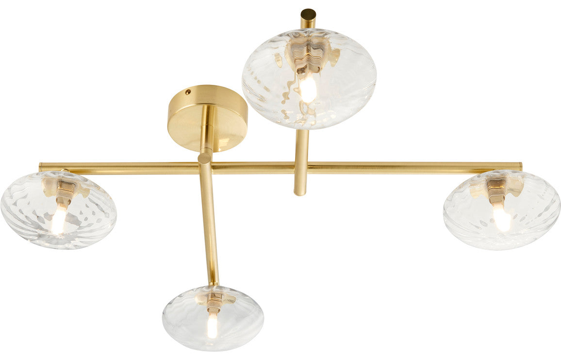 Angel Ceiling Light - Brushed Brass