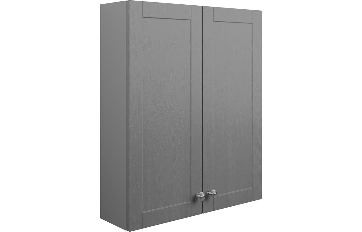 Benita 600mm 2 Door Wall Unit - Grey Ash