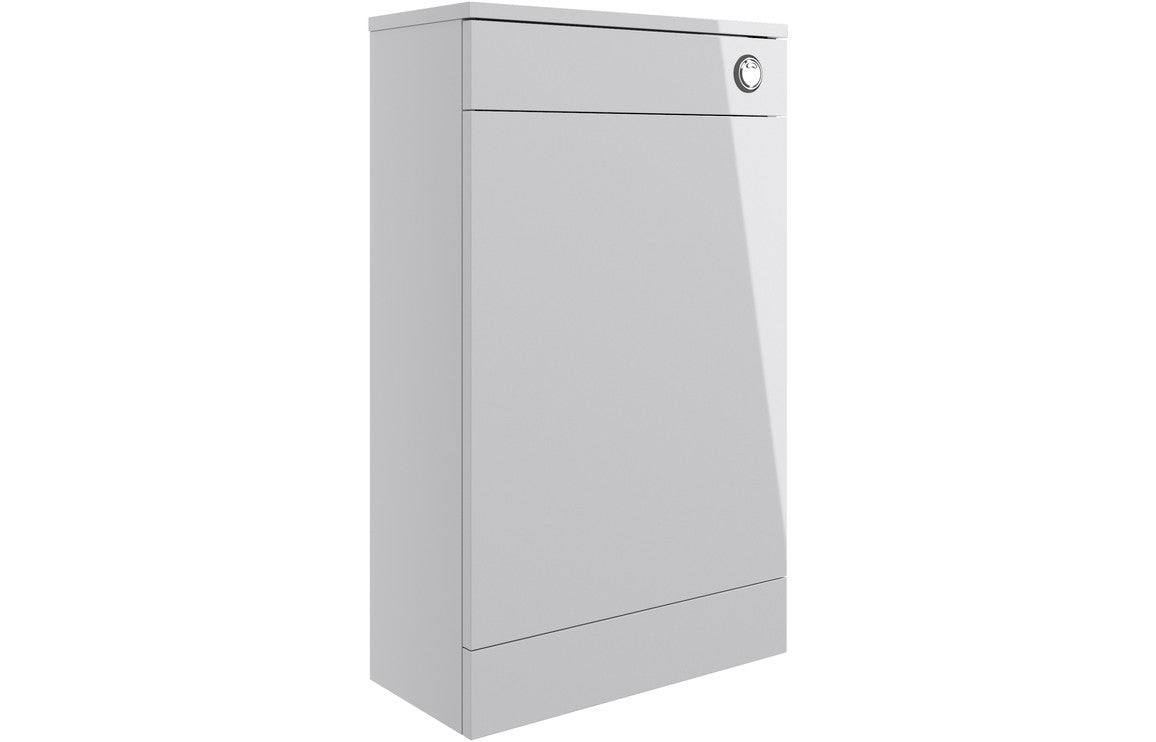 Volta 500mm Floor Standing WC Unit - Grey Gloss