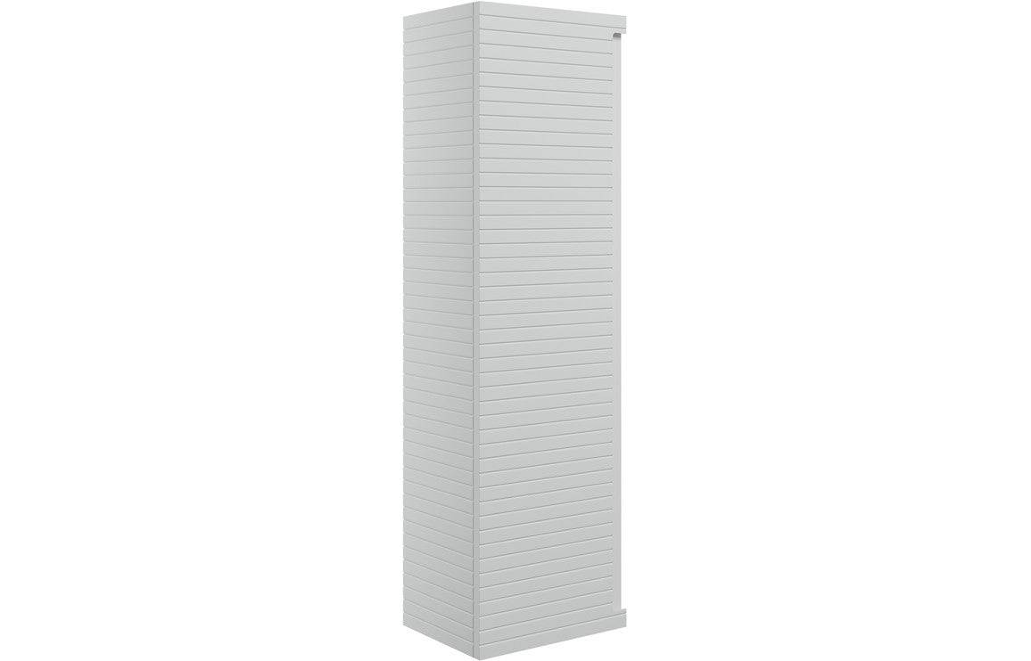 Align 350mm Wall Hung 1 Door Tall Unit - Matt Mineral Grey