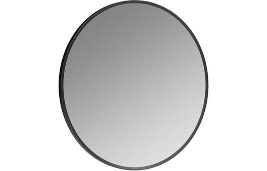 Kenji 500mm Round Mirror - Matt Black