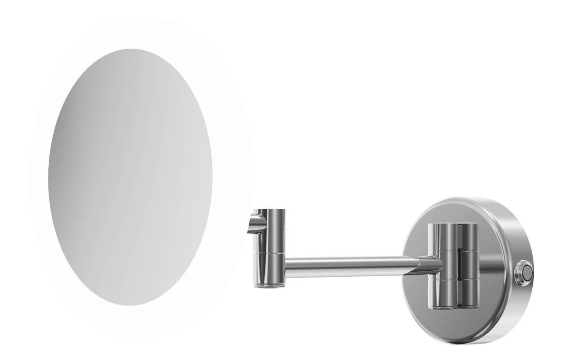 Sora Round LED Cosmetic Mirror - Frameless