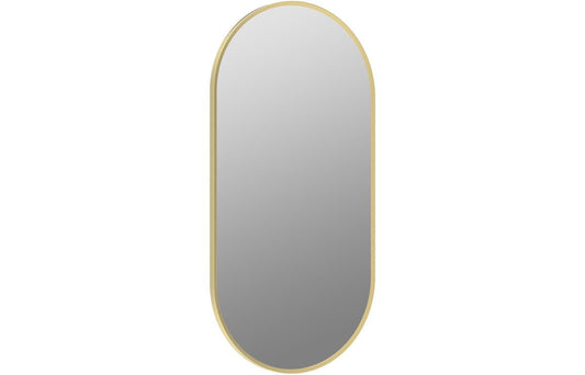 Kenji 800x400mm Oblong Mirror - Brushed Brass