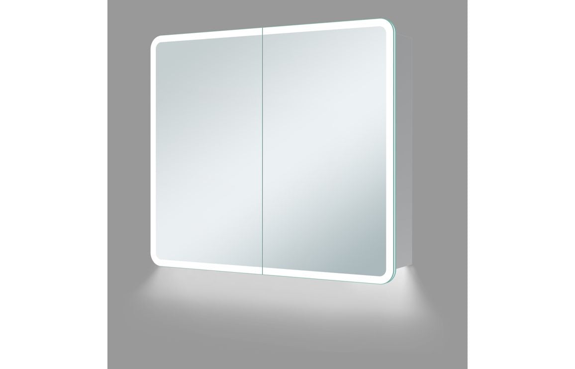 Akari 600mm 2 Door LED Mirrored Cabinet