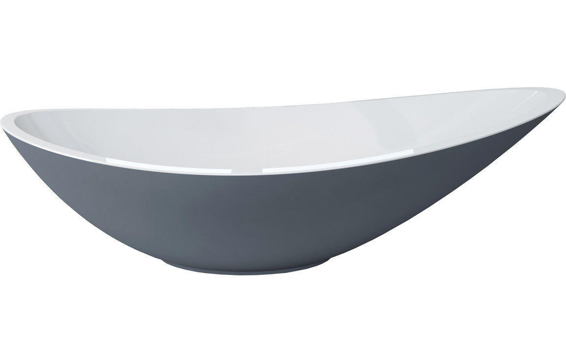 Elemi 564x323mm 0TH Resin Washbowl - Grey