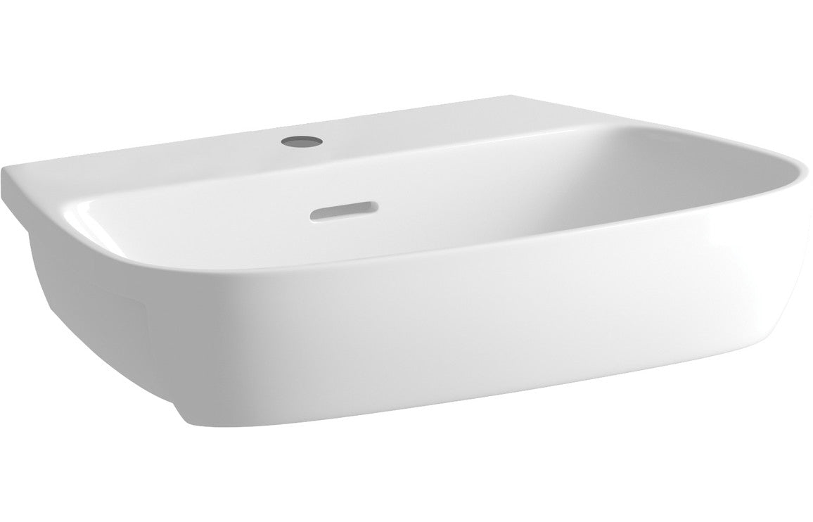 Tilia 495x415mm 1TH Semi Recessed Basin