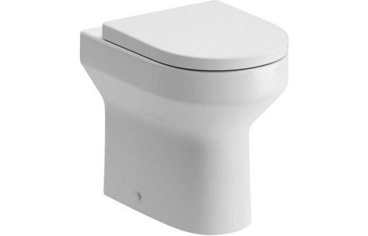 Laurus Back To Wall Comfort Height WC & Soft Close Seat