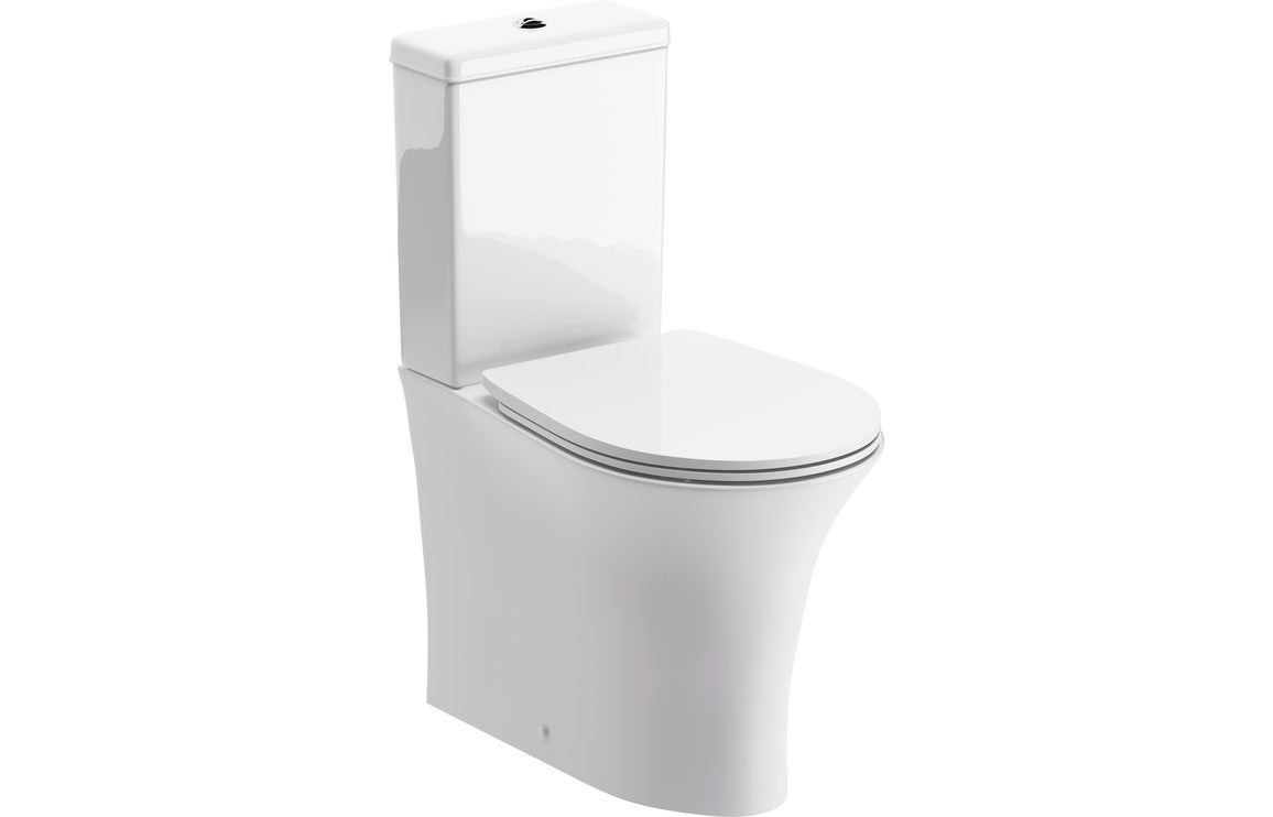 Sandro Rimless Close Coupled Fully Shrouded WC & Soft Close Seat